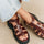 Dame flade sandaler