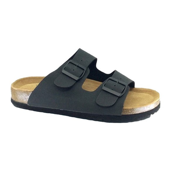 Slippers til herre- sort