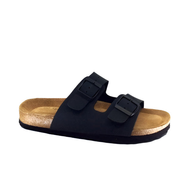 Slippers, kvinder, sort