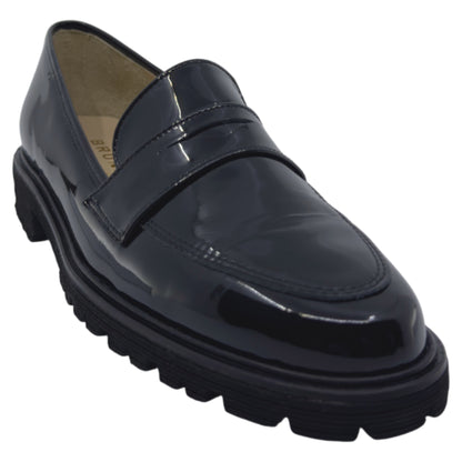 Shuz Loafers, kvinder, sort lak