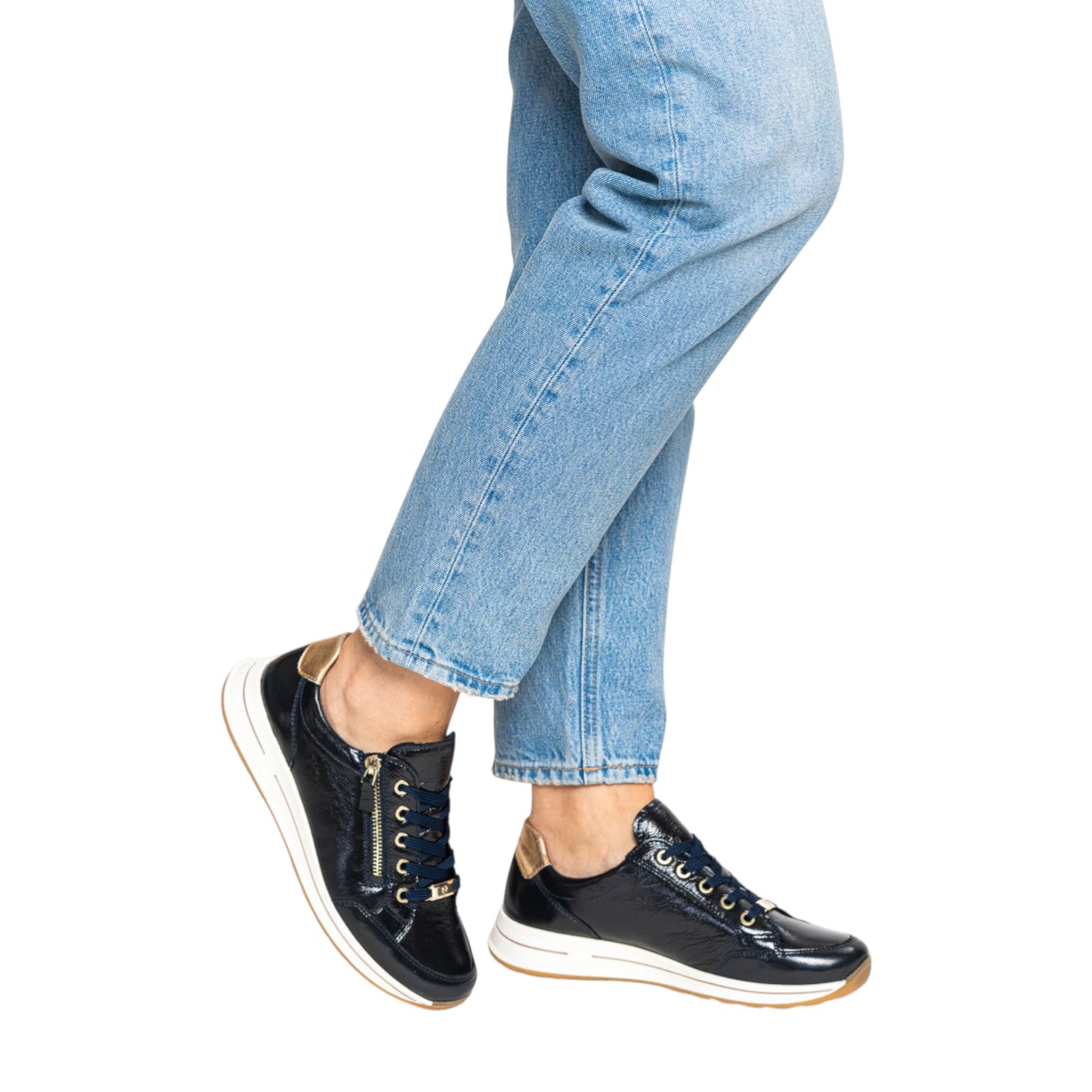 Osaka sneakers, kvinder, blå lak