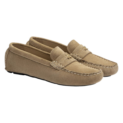 ORION DRIVE slip-ons, kvinder, beige