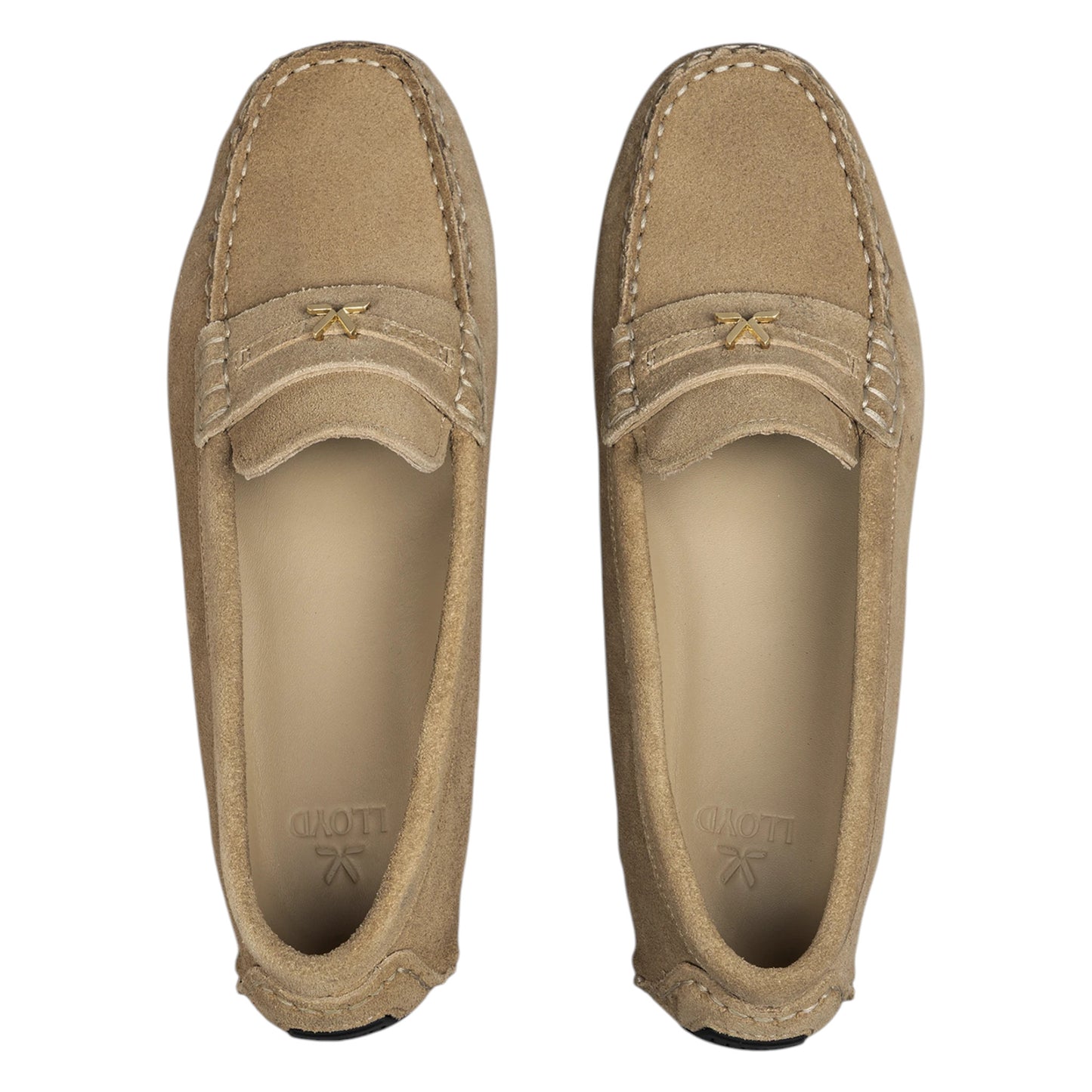 ORION DRIVE slip-ons, kvinder, beige
