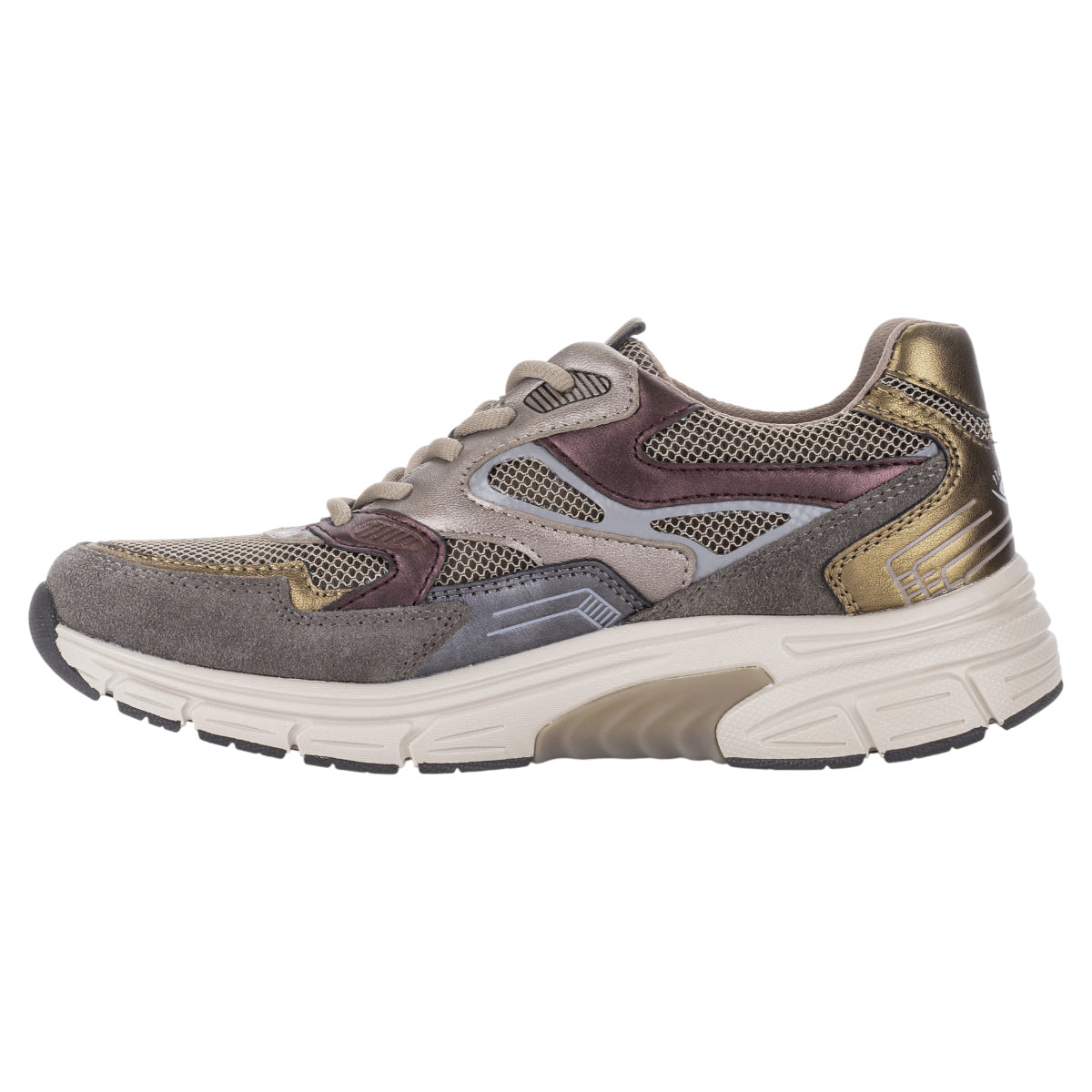 Sneakers, kvinder, mohair multi