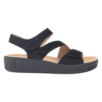 Flade sandaler, kvinder, sort