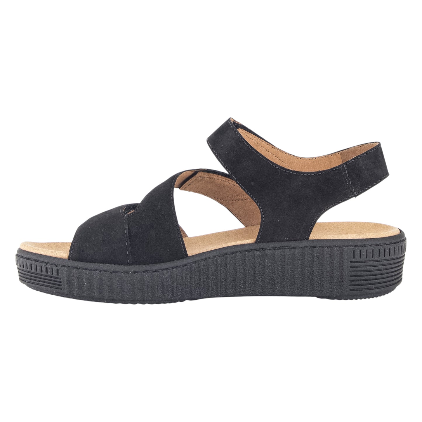 Flade sandaler, kvinder, sort