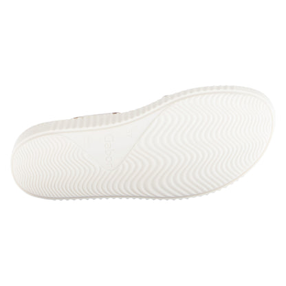 Flade sandaler, kvinder, sølv