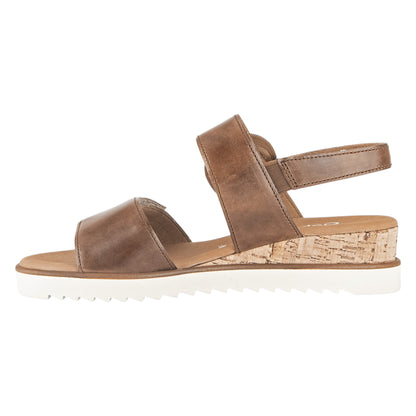 Flade sandaler, kvinder, brun