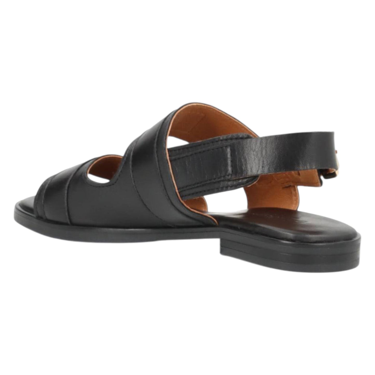 Sandaler med hæl, kvinder, sort