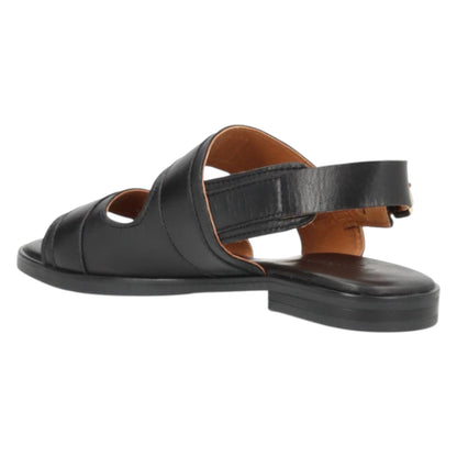 Sandaler med hæl, kvinder, sort