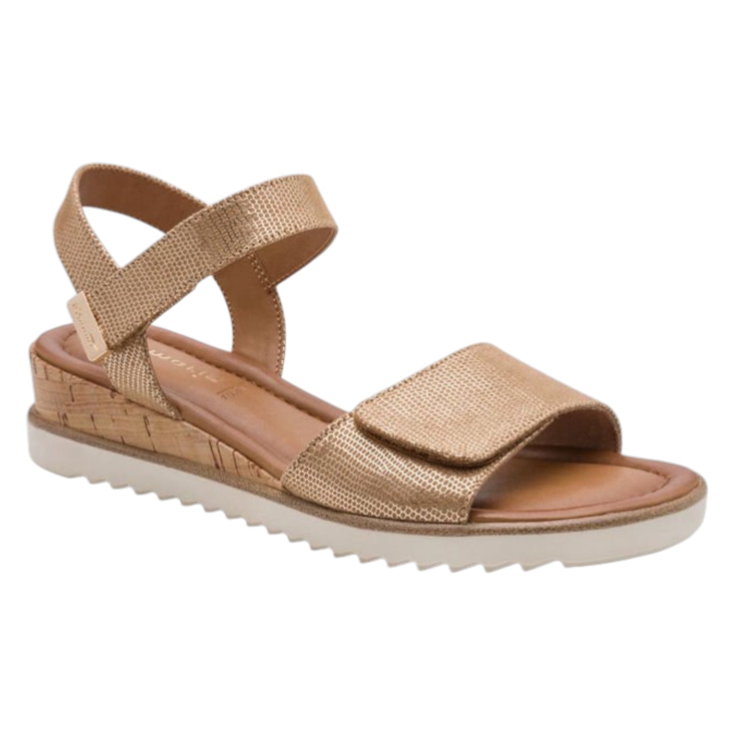 Flade sandaler, kvinder, bronze