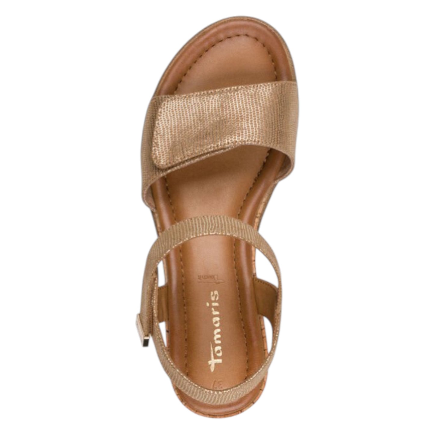 Flade sandaler, kvinder, bronze
