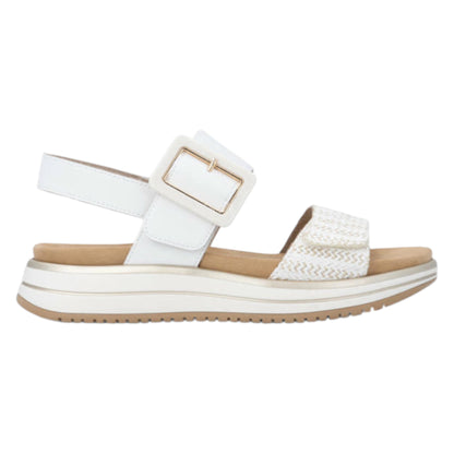 Flade sandaler, kvinder, hvid