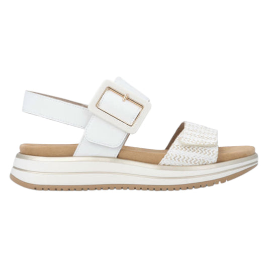 Flade sandaler, kvinder, hvid