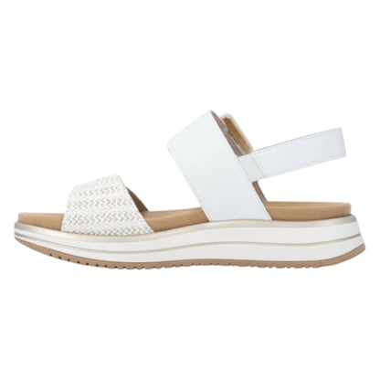 Flade sandaler, kvinder, hvid