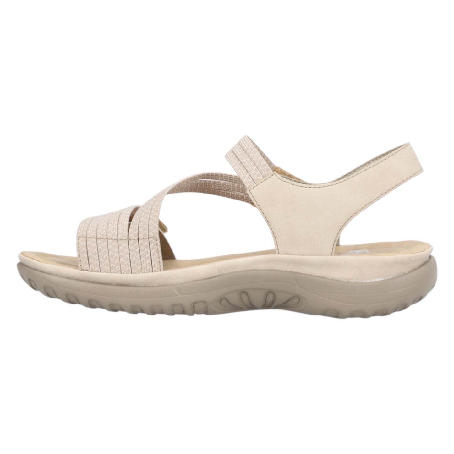 Vandresandaler, kvinder, beige