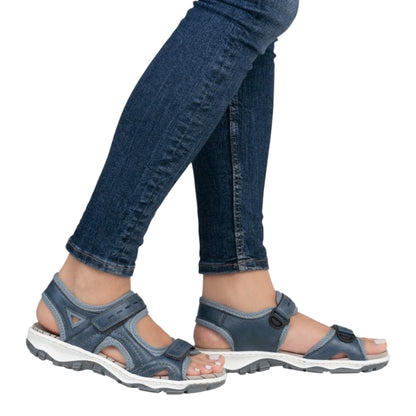 Vandresandaler, kvinder, sky blå