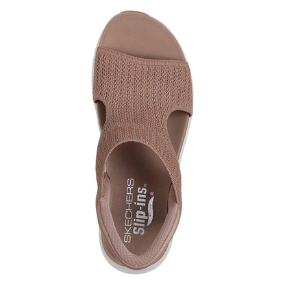 Flade sandaler, kvinder, mocca