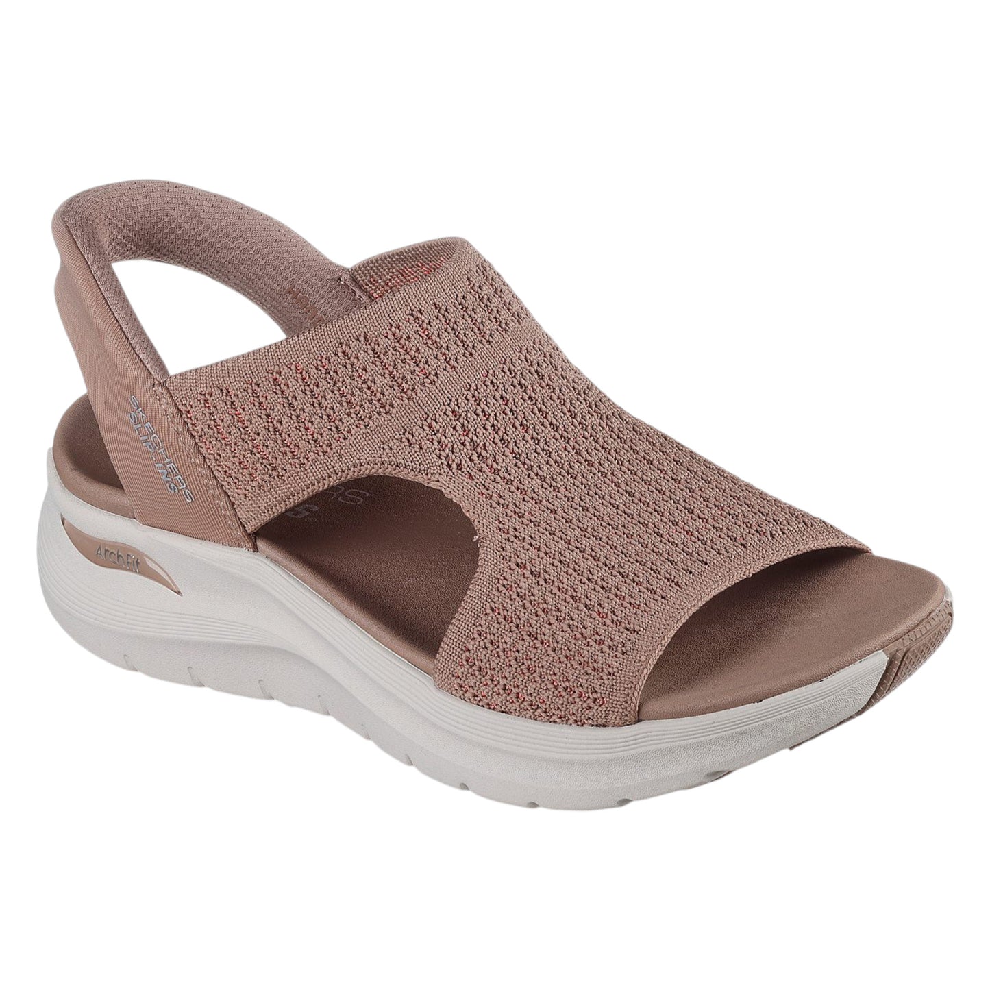 Flade sandaler, kvinder, mocca