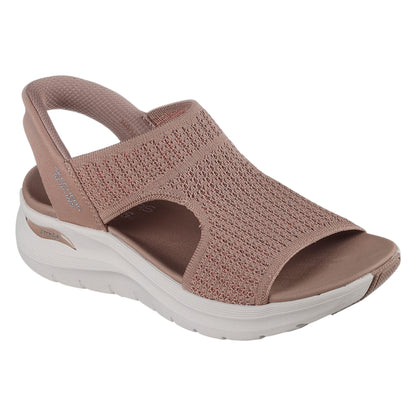 Flade sandaler, kvinder, mocca