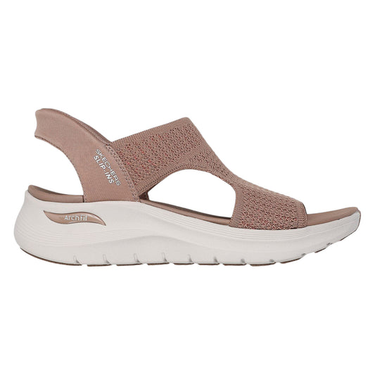 Flade sandaler, kvinder, mocca