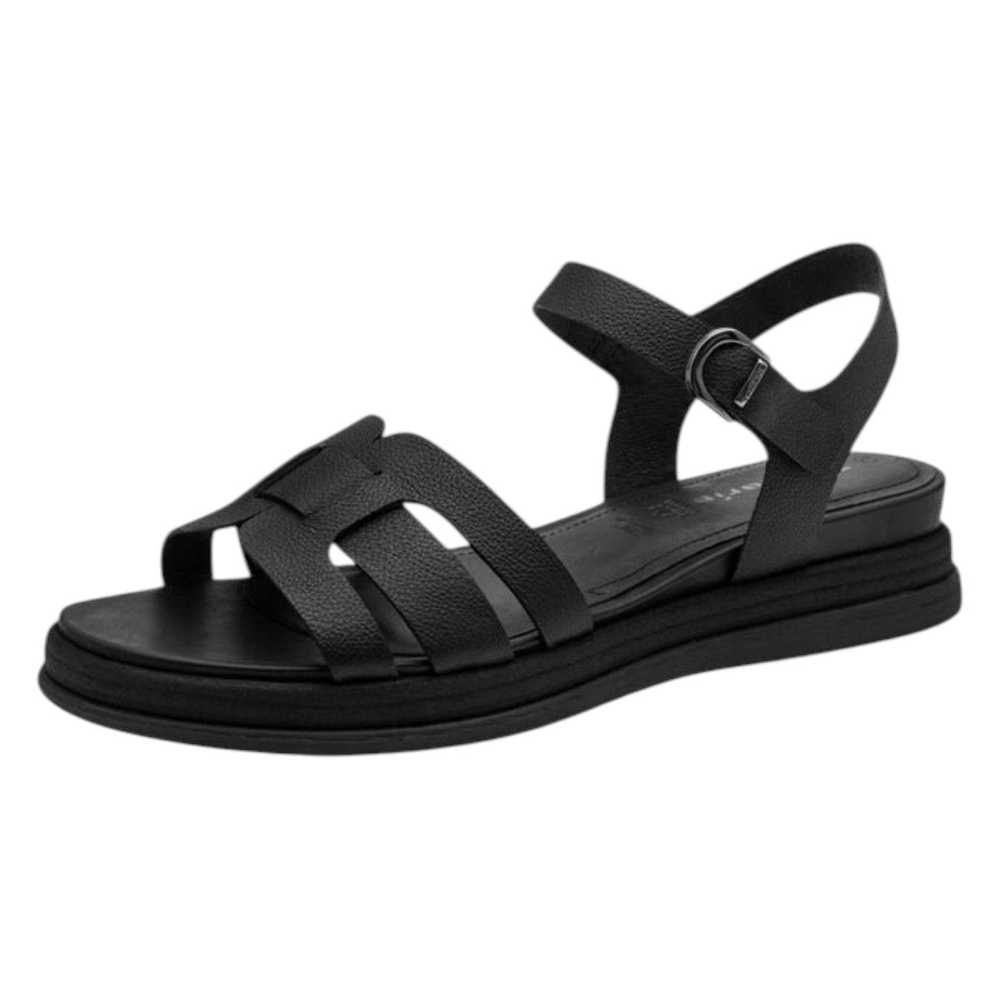 Flade sandaler, kvinder, sort