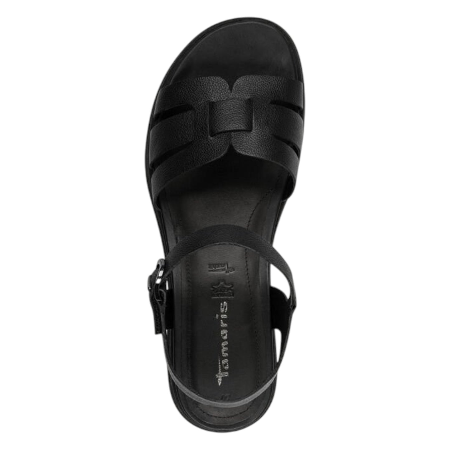 Flade sandaler, kvinder, sort