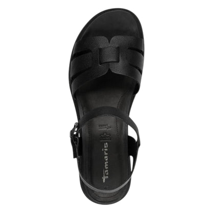 Flade sandaler, kvinder, sort