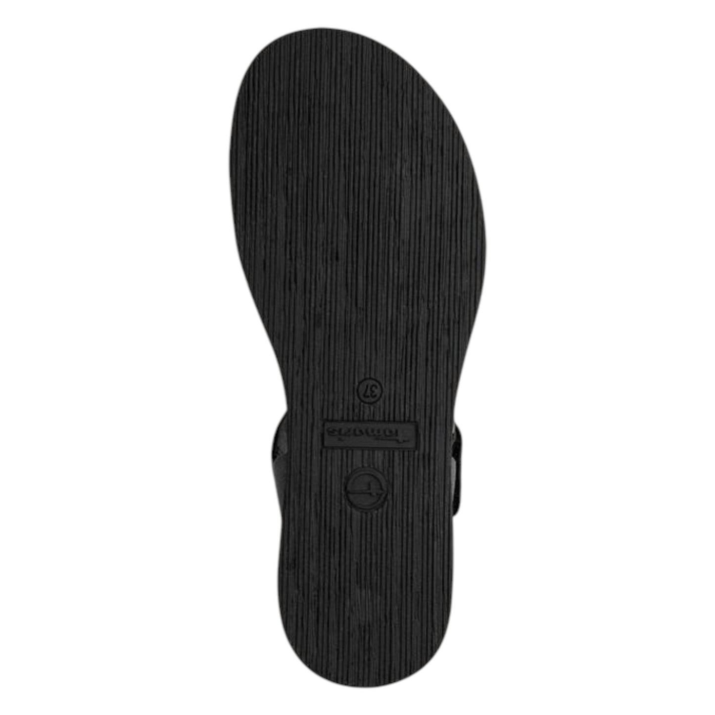 Flade sandaler, kvinder, sort