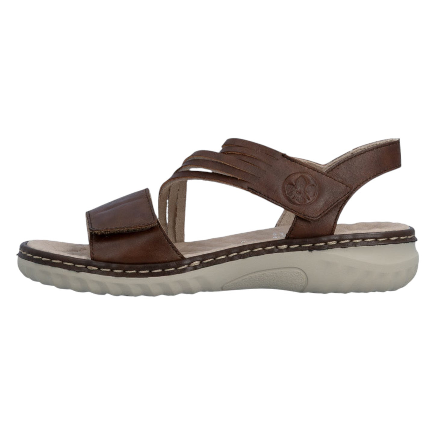 Flade sandaler, kvinder, brun