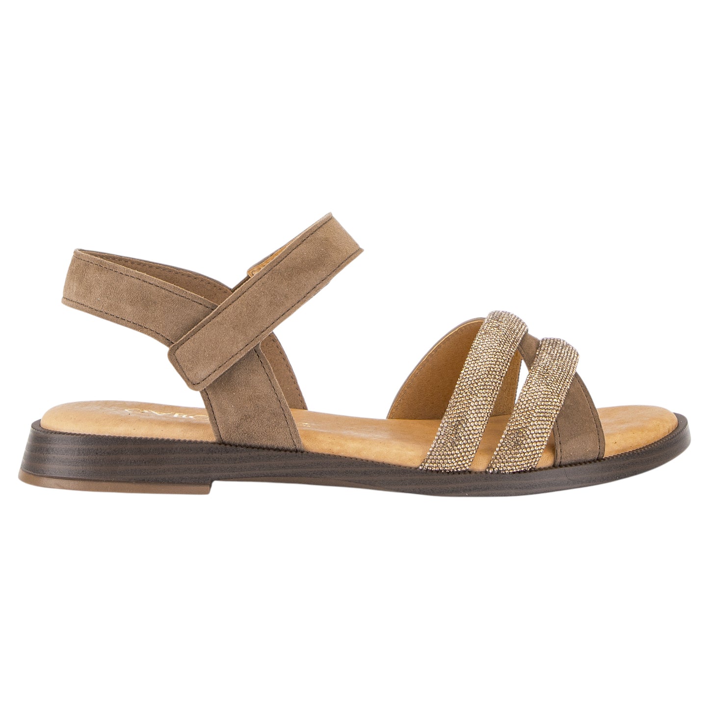 Flade sandaler, kvinder, brun