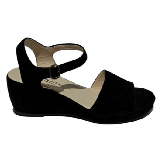 Sandaler med hæl, kvinder, sort