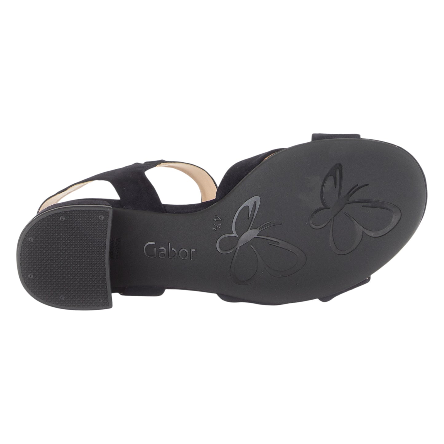 Sandaler med hæl, kvinder, mørkeblå