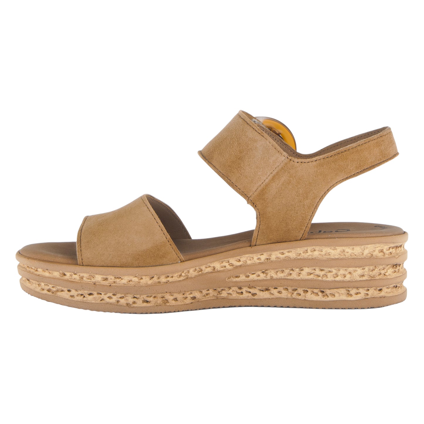Sandaler med hæl, kvinder, brun