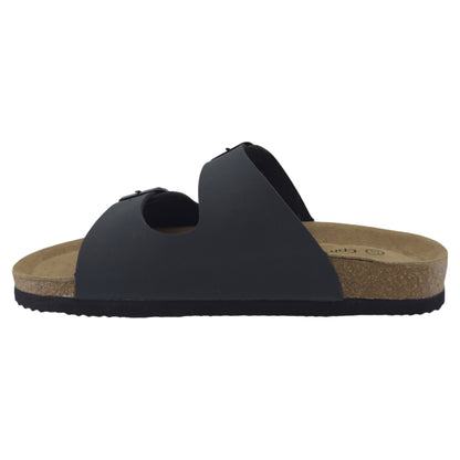 Slippers, kvinder, sort