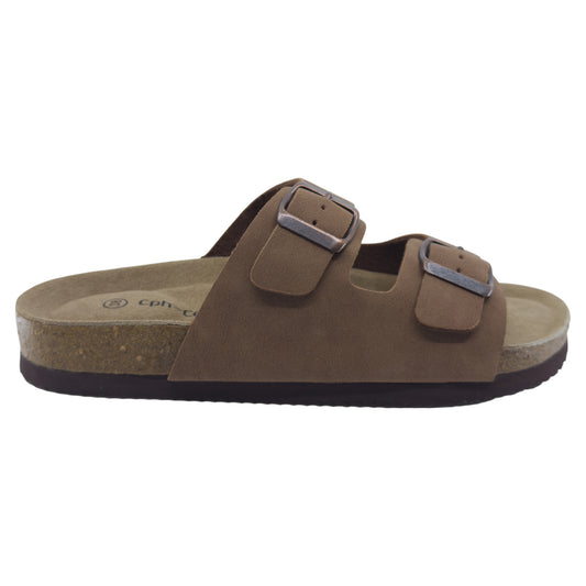 Slippers, kvinder, camel