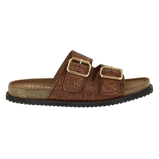 MANGO MAJA slippers, kvinder, brun