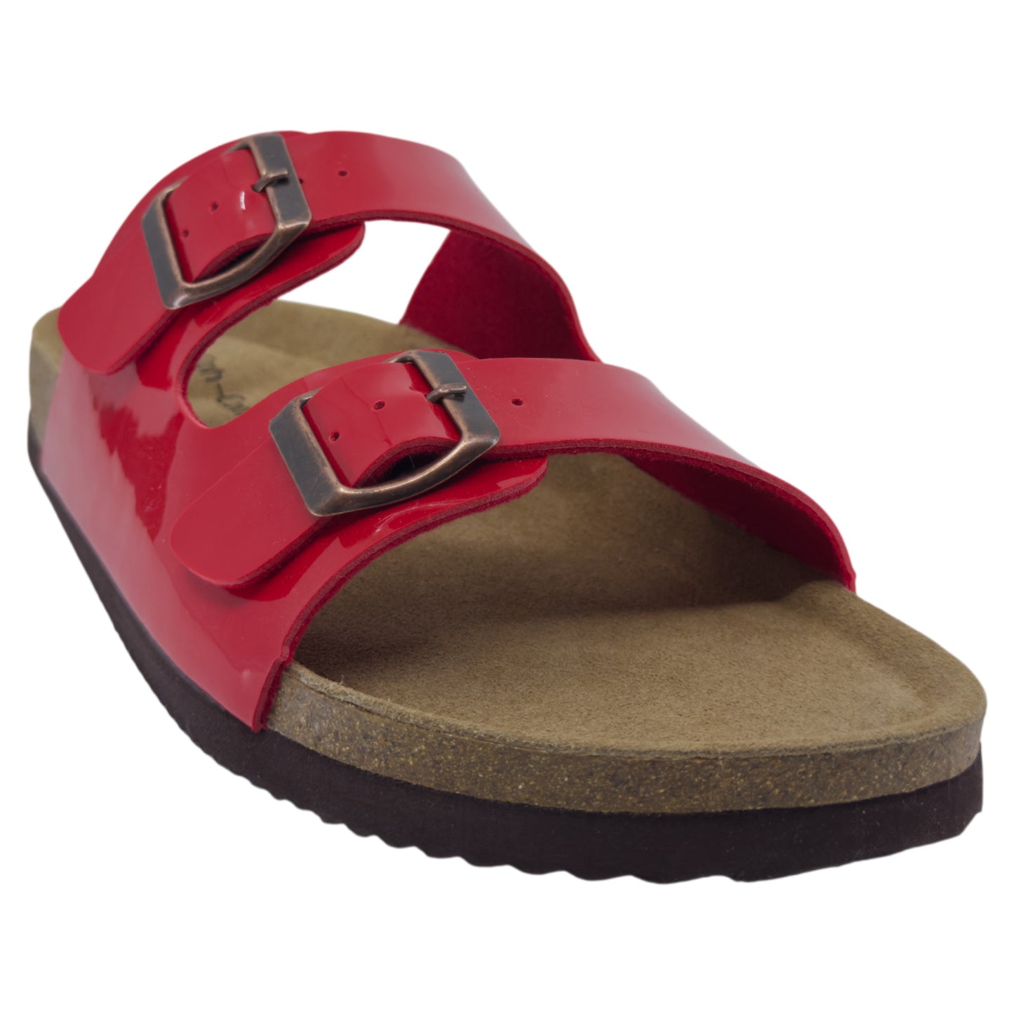 Slippers, kvinder, rød lak