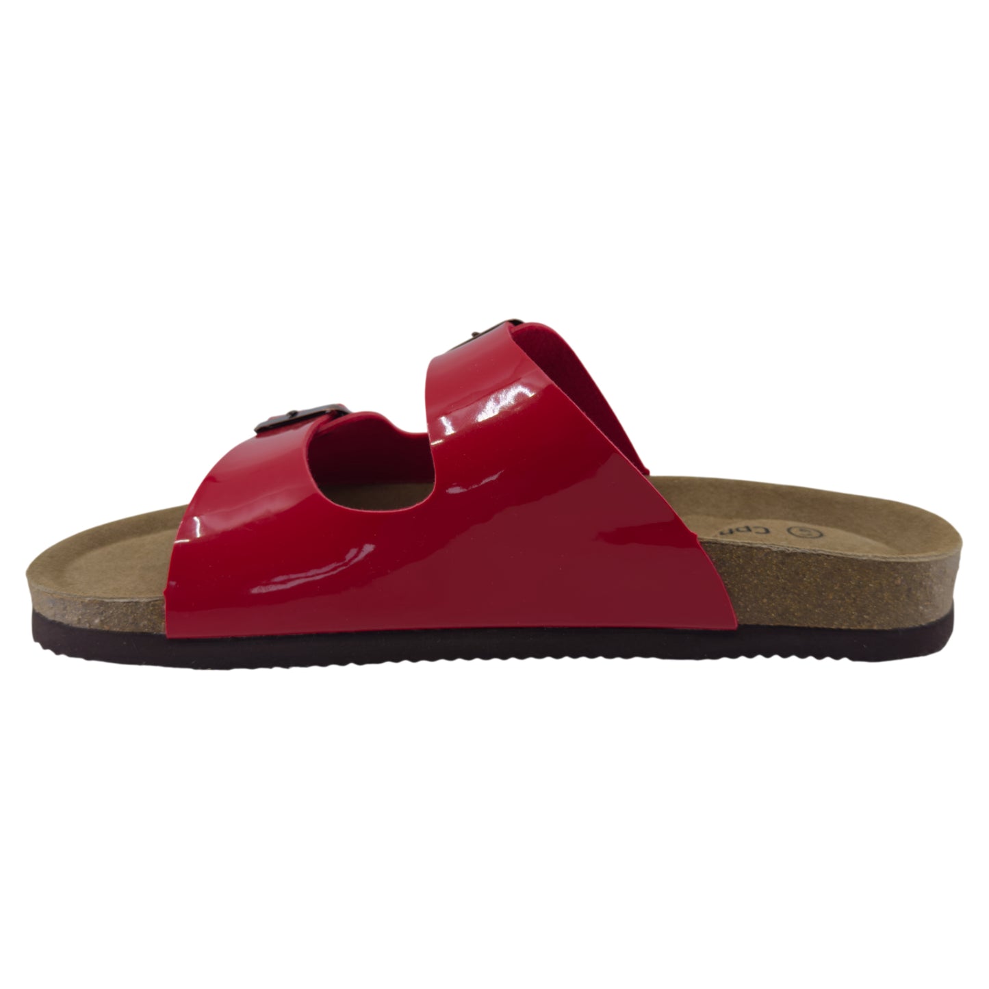 Slippers, kvinder, rød lak