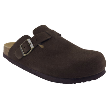 Slippers, kvinder, mørkebrun