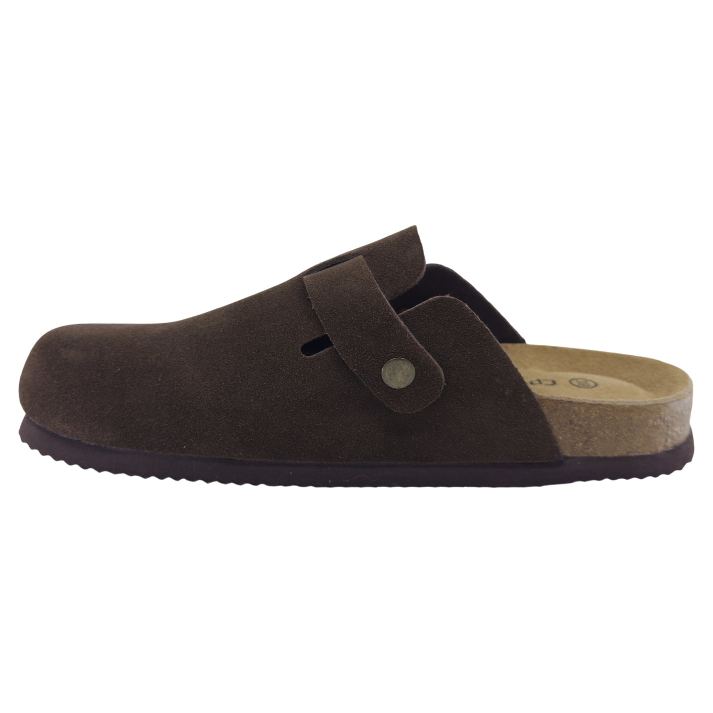 Slippers, kvinder, mørkebrun