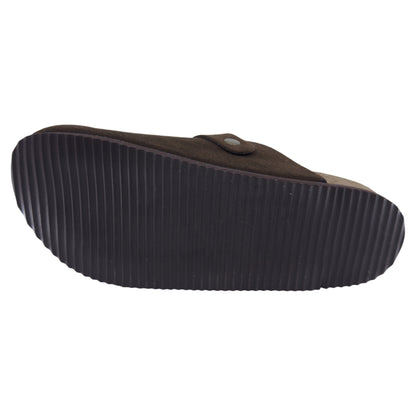 Slippers, kvinder, mørkebrun