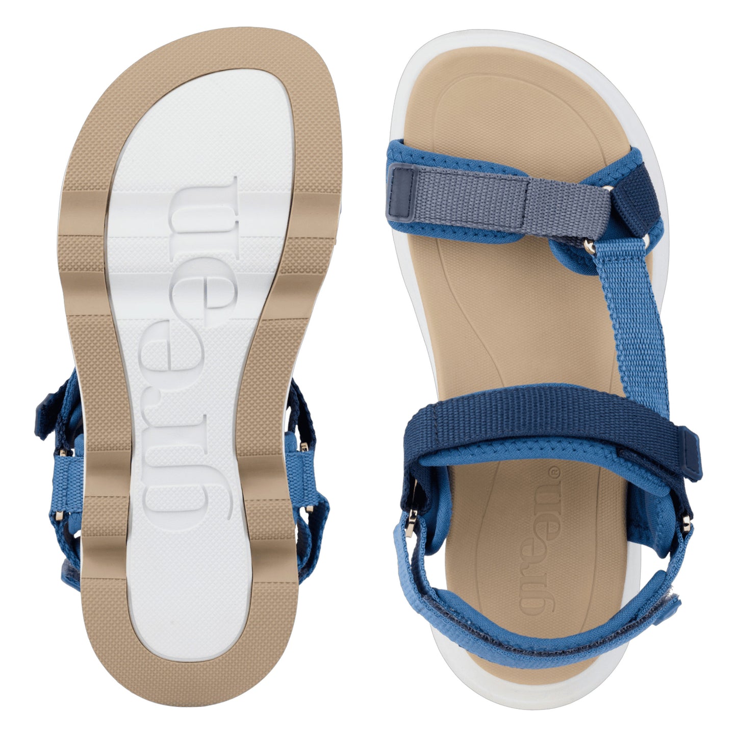 VENICE VAIA vandresandaler, kvinder, denim blå