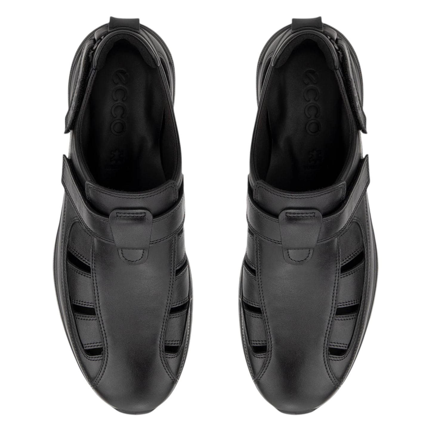 Irving flade sandaler, herre, sort