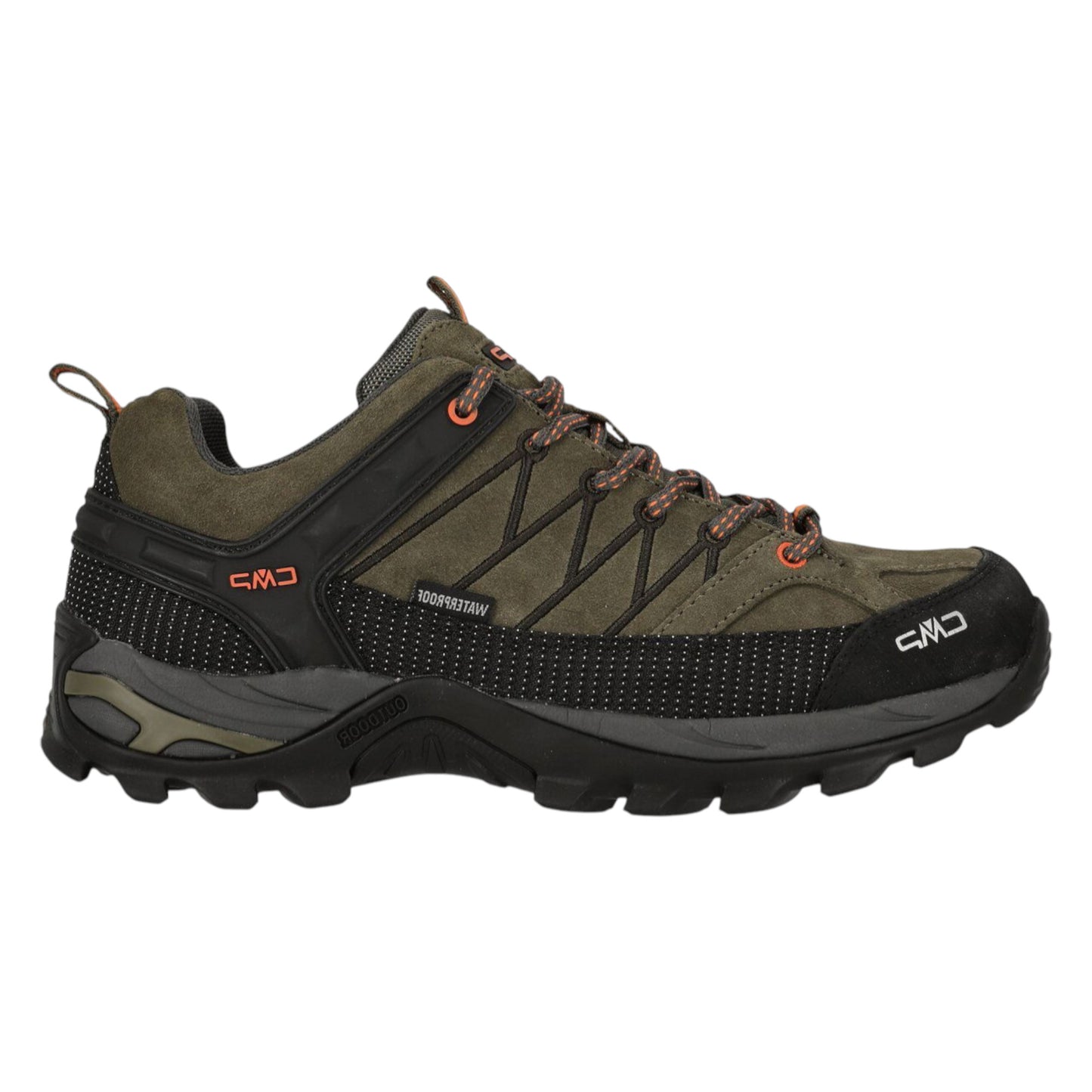 Rigel Low FitGo WP sneakers, herre, oliven
