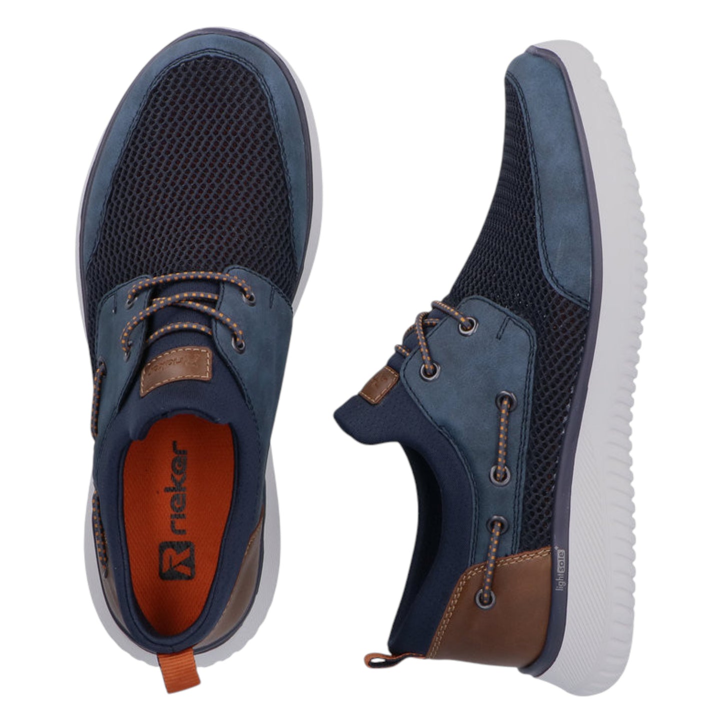Sneakers, herre, denim blå
