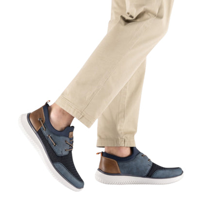 Sneakers, herre, denim blå