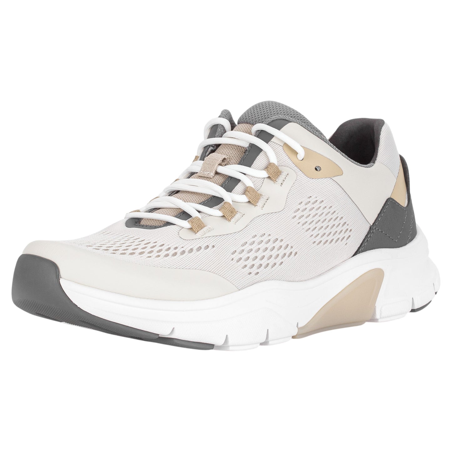 Sneakers, kvinder, ivory grå / sand