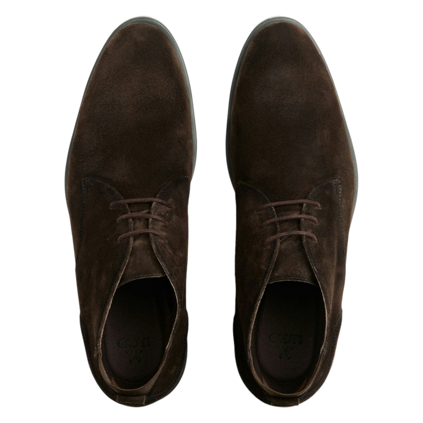 EEZY 325 korte støvler, herre, mørkebrun ruskind