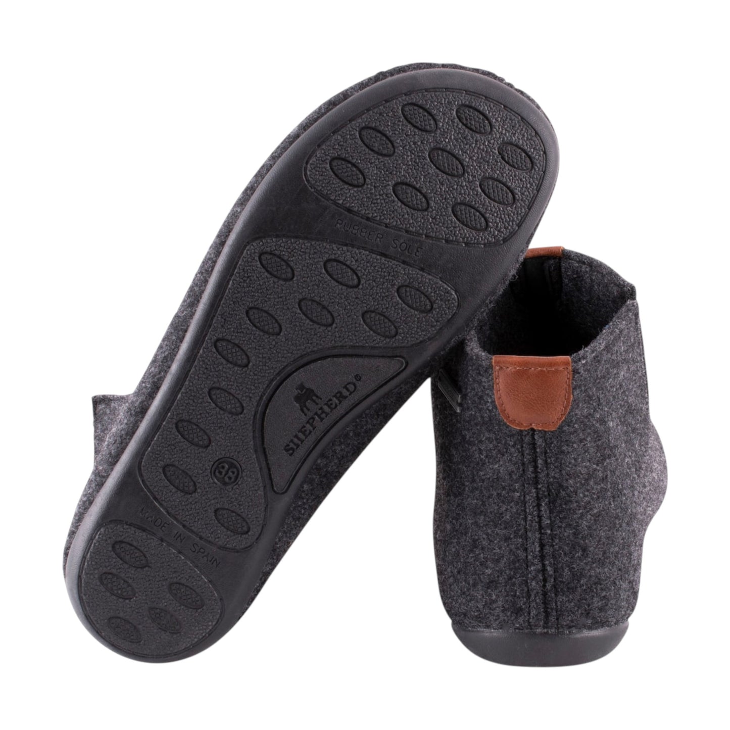 Ester Hjemmesko, kvinder, sort asfalt